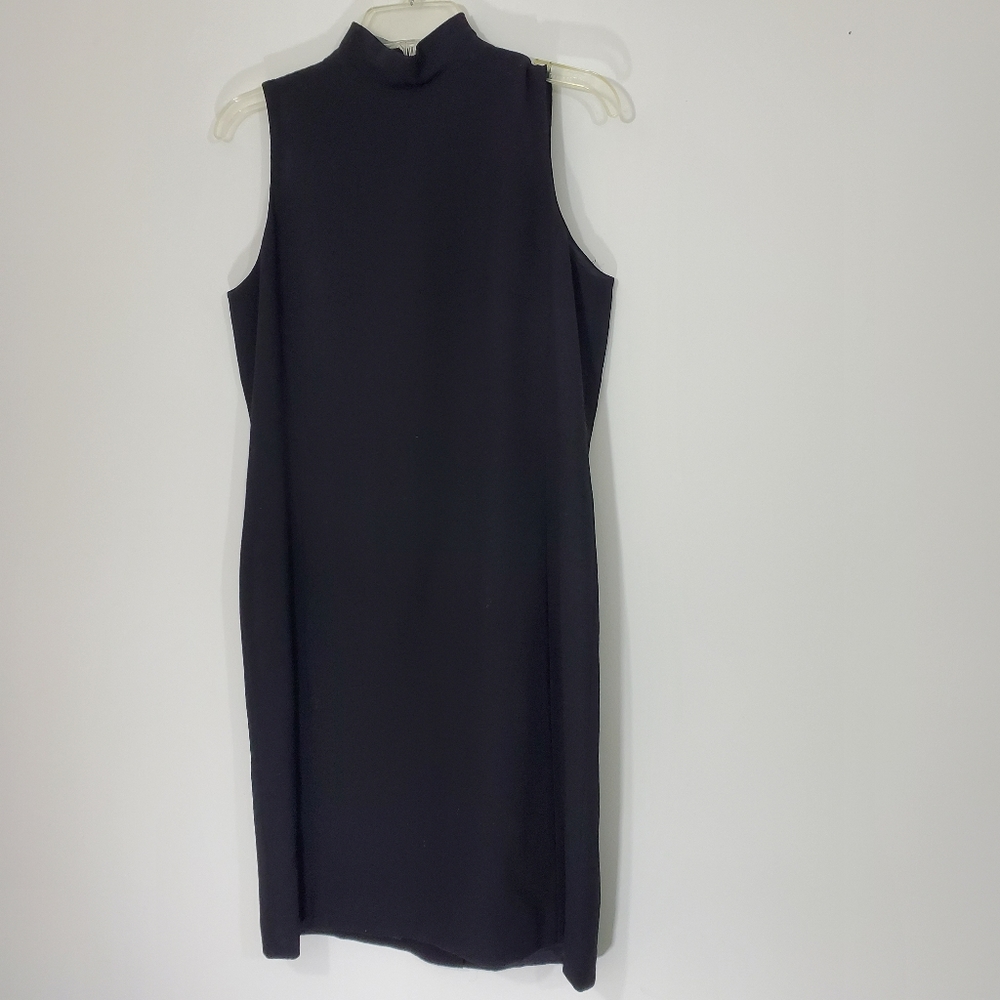 Chelsea Campbell Black Wool Dress, Size 10